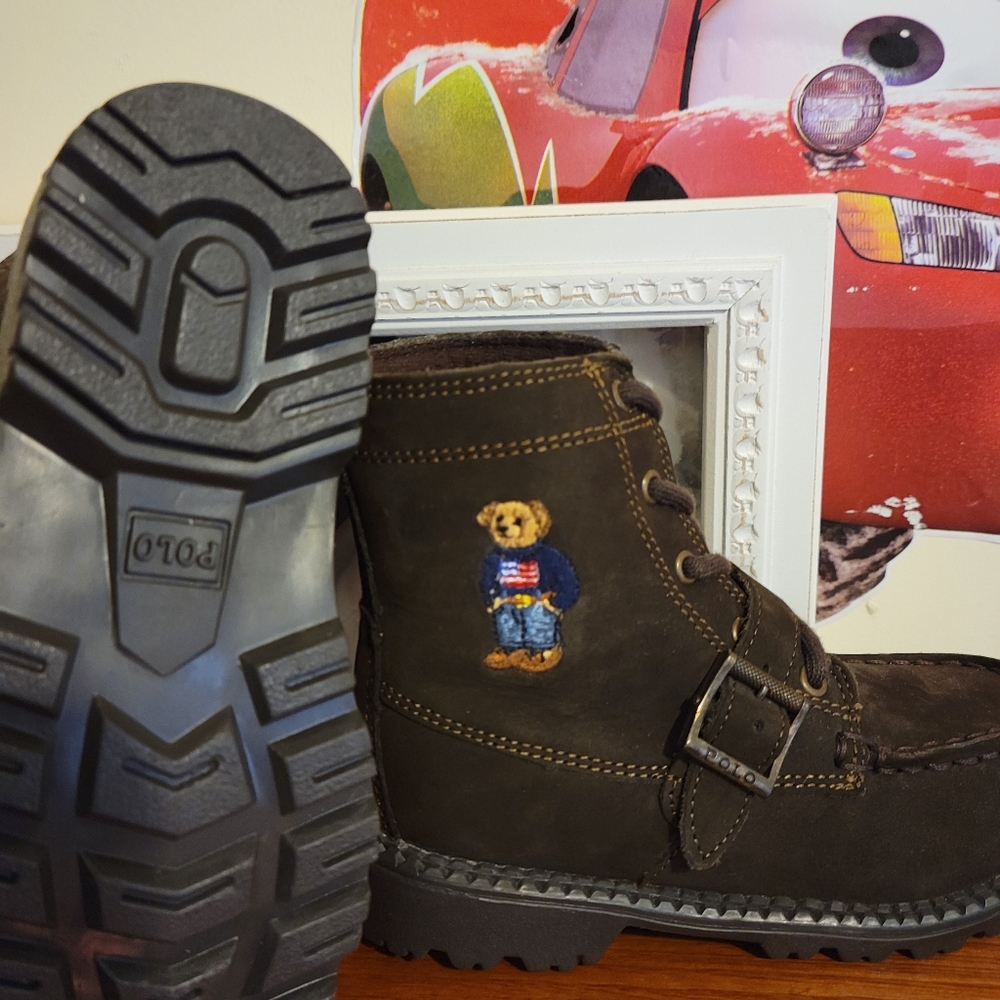 Ralph lauren polo kids boots never worn